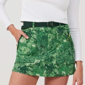 Outdoor Voices Rectrek Belted Printed NWT TerraStretch Mini Skirt NWT Size Small